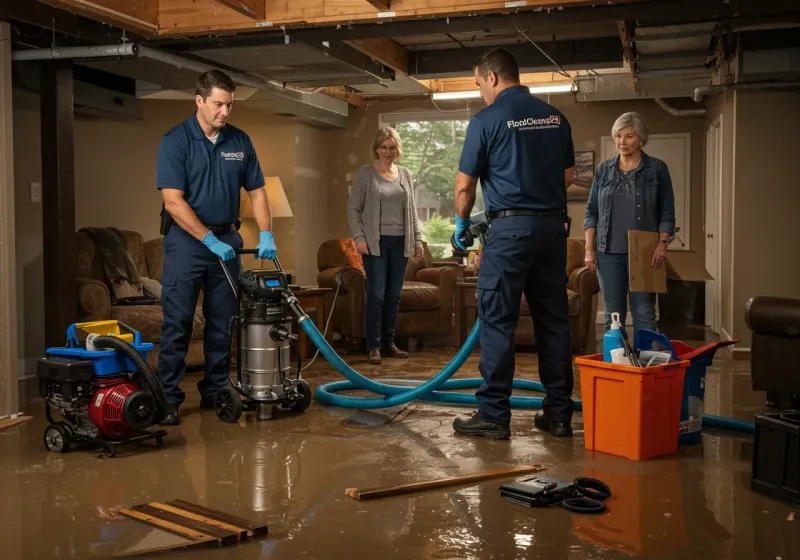 Basement Water Extraction and Removal Techniques process in Pleasant Garden, NC