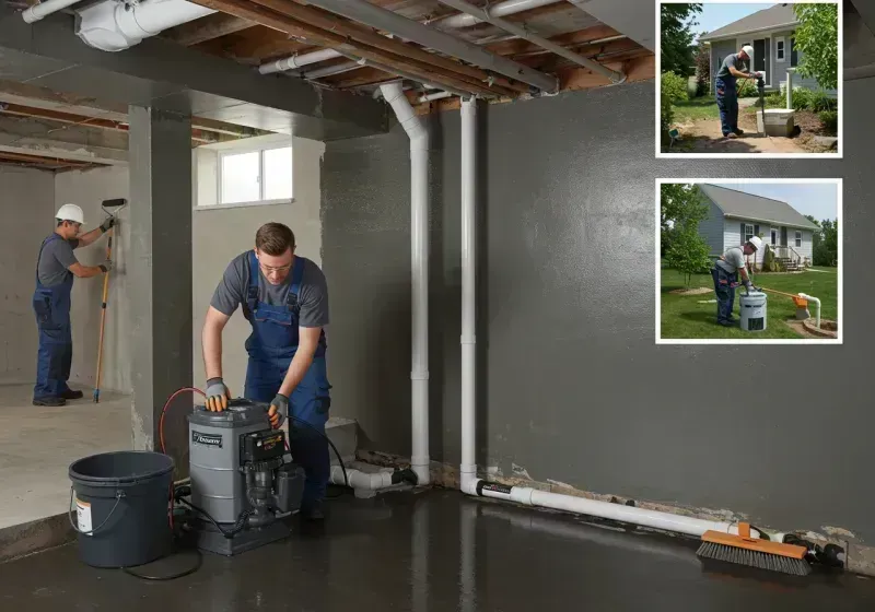 Basement Waterproofing and Flood Prevention process in Pleasant Garden, NC